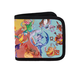 Power of the Watercolor Heroes Canvas Wallet